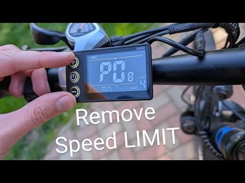 How to Remove Speed Limiter on Electric Bike - Unlocking Speed on eBike ( S869 S866 S865 )