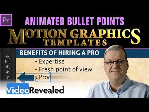 Animated Bullets Points in Adobe Premiere Pro CC