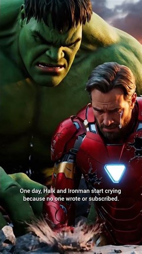 Hulk & Iron Man Crying New Video #hulk #ironman