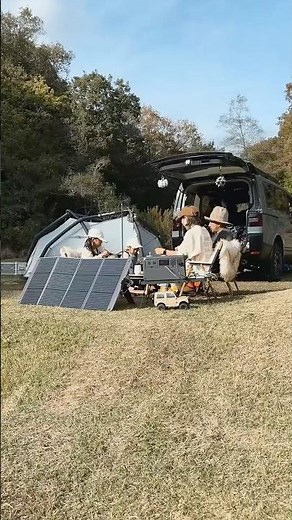Meet the dream outdoor camping setup: DJI Power 1000 + Solar Panel🔋⛺️