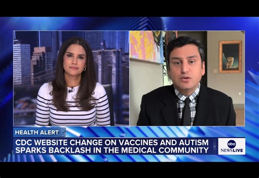In this TV interview I discuss vaccines, autism, and the RFK-controlled anti-vaccine propaganda arm of the government that was once the CDC | Tracking Zebra