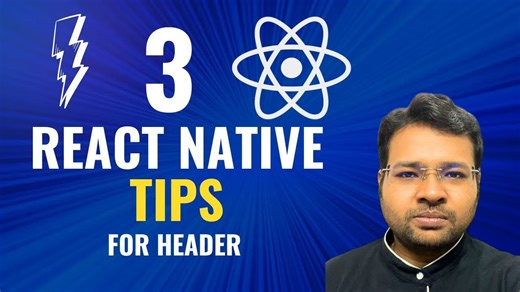 React Native - 🤯 还在做丑陋的React Native Header？🙅‍♂️ 3个技巧，让你的APP头部颜值爆表！😍