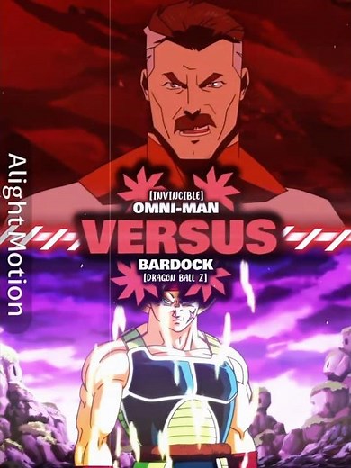 Omni man VS Bardock | #anime #vsbattle #marvel #versusbattle #anime #invicible #dragonball #fyp #1v1