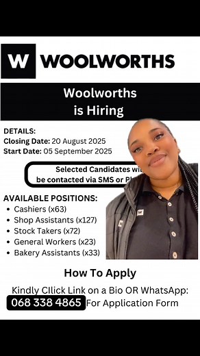 Woolworths Job Openings: Apply Now
