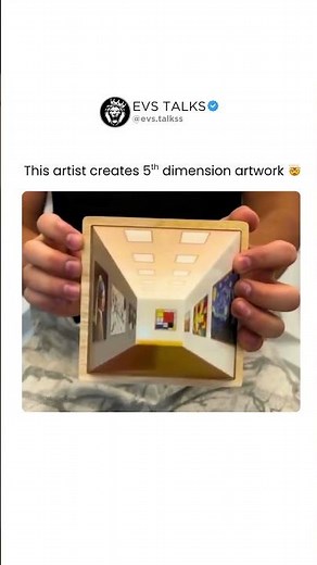 This Artist Created a 5th-Dimensional Art Piece 😳🎨✨ | Mind-Bending Illusion!