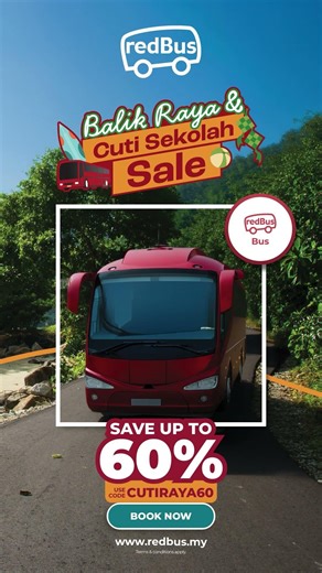 Takut Tiket Bas Habis? Chup Awal Dengan redBus!