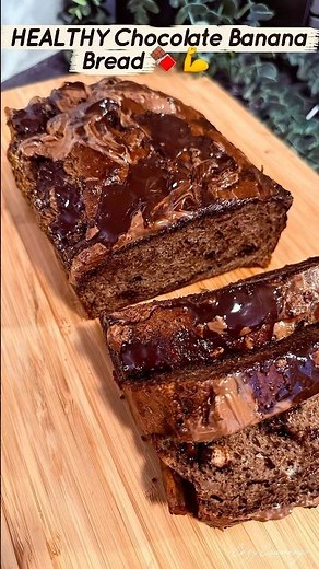 The Softest Healthy Chocolate Banana Bread EVER 🍌🍫 (No Sugar!)