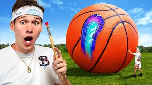 23K views · 267 reactions | Customizing the World’s Largest Basketball! | Jesser | Facebook