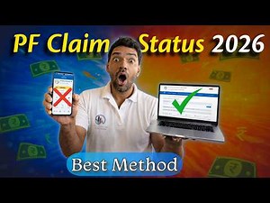 PF withdrawal claim status check/track online 2026 | EPF Claim Status check online on mobile or PC