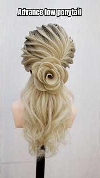 Advance Low Ponytail By Pylptel Hairstylist #shorts