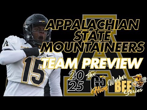 Appalachian State Mountaineers 2025 Football Team Preview - Worker Bee Series