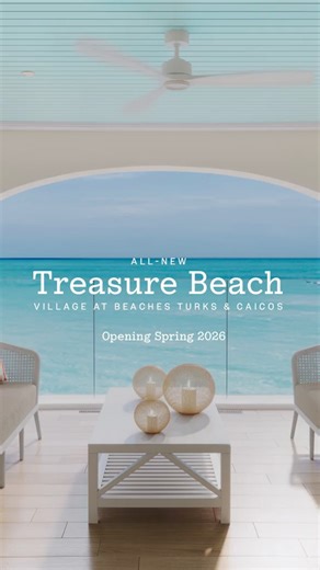 ✨Resort Spotlight: The NEW Treasure Beach Village at Beaches Turks & Caicos✨ Step into the brand-new Treasure Beach Village, where modern luxury meets vibrant Caribbean fun. 11 New Villa & Suite Categories From cozy family retreats to spacious oceanview sanctuaries, there’s a suite for every style and size — all designed with your comfort in mind. Enjoy an infinity-edge lagoon pool, three new waterslides, private poolside cabanas, and the Starfish Cinema for family movie nights under the stars.
