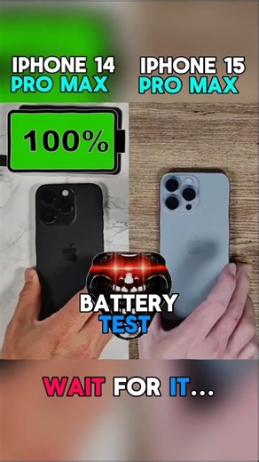 🔋iPhone 15 Pro Max vs 🔋iPhone 14 Pro Max Ultimate Battery Drain Test!!