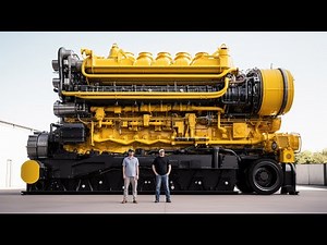 The Most Powerful Diesel Engine in the world with 107389 Horse power.