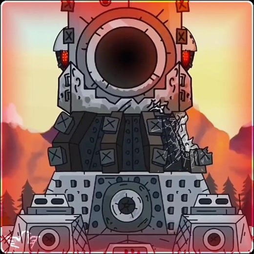 Karl 44 vs kv 44 final (i promise this is the last) gerand and #cartoons_about_tanks #kv44 #shorts