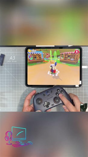 Bluetooth Gaming Lag? This iPad Controller is Surprisingly Fast! #shorts