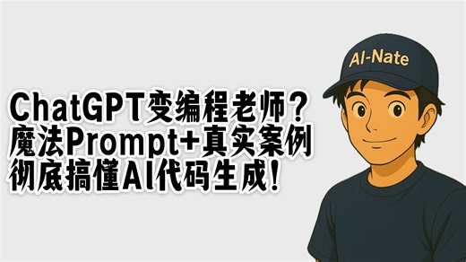 ChatGPT变编程老师？魔法Prompt+真实案例，彻底搞懂AI代码生成！