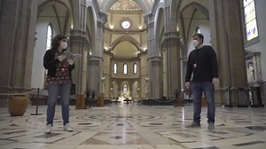 23K views · 277 reactions | Italy’s museums reopen with vibrating social-distancing necklaces and limited admission. Florence Cathedral explained the new technology in a video posted on YouTube this week. Crafted by Italian company Advance Microwave Engineering, the rectangular devices can sense when they are within roughly six feet of each other. A guard will “chaperone” groups of six through the Scuderie del Quirinale’s blockbuster Raphael exhibition. | Museums News | Facebook