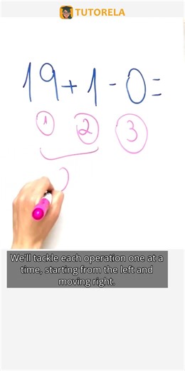 Solving Simple Arithmetic: 19+1-0 Explained #Math #TheOrderOfOperations