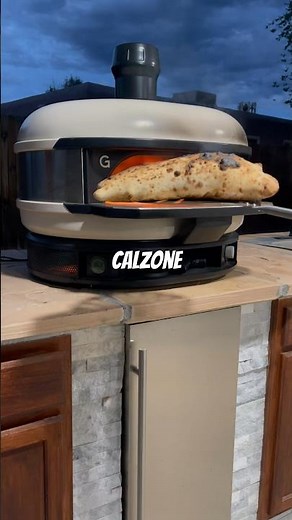Calzone cooked to perfection in the Dome. #pizza #pizzamaking #food #realpizza