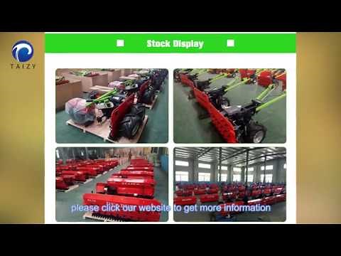 Rice wheat cutting harvesting and binding machine reaper and binder