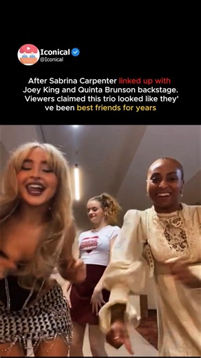 Sabrina Carpenter, Joey King & Quinta Brunson's Backstage Reunion #SabrinaCarpenter