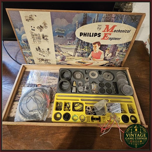 Philips Mechanical Engineer ME 1200 – Vintage Engineering Construction Set (1965) – Complete With Manual - Etsy