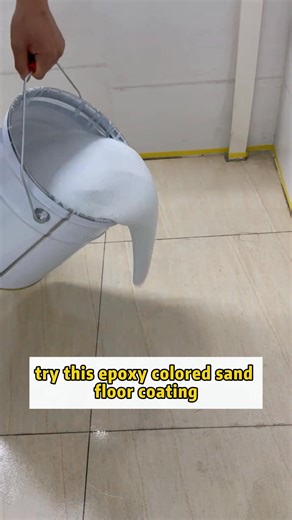 Epoxy colored sand self leveling | Vansen Floor Paint