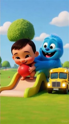 Baby’s First Playground Adventure 🌈 | Funny 3D Baby Story