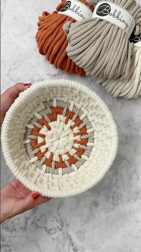 New tutorial- Learn how to make a Coiled Basket #diybasket #ropebasket #basketweaving #diycrafts