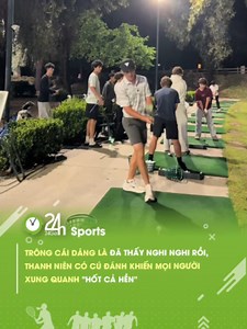 Giật hết cả mình luôn mà #24hmedia #24hsports #thethaomoingay #sportsontiktok #golf