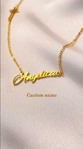 This Cross Name Necklace Is EVERYWHERE Right Now ✨✝️