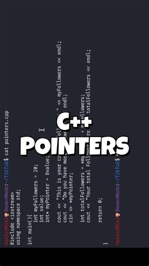 🧠 Pointers in C on Linux —explained simply. 💾 Learn how memory addresses and dereferencing (*) really work. 🚀 Level up your systems programming skills. #linux #programming #computerscience #coding #cybersecurity