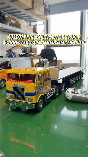How to play your models? tractor and trailer combination are best!