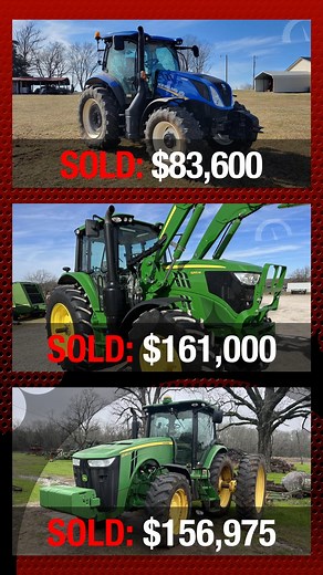 3K views | The Auction Results are in from the Feb. 22nd Auction! Ready to sell? Visit https://www.tractorhouse.com/listinginput | TractorHouse | Facebook