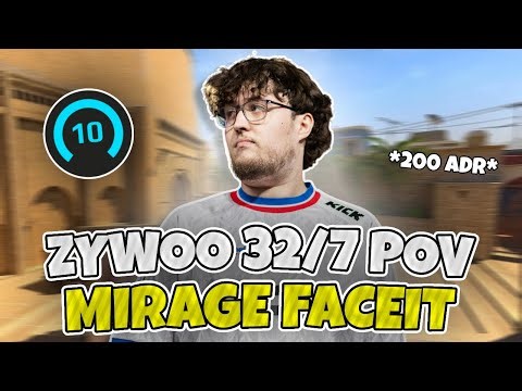 ZywOo DROPS 32 KILLS ON MIRAGE!!! CS2 POV ZywOo (32/7) (mirage) | Counter-Strike 2 Faceit