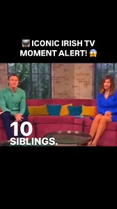 When Tommy Bowe’s enthusiastic “TEN SIBLINGS?!” collided with a heartbreaking story live on air... creating one of the internet’s most memorable broadcasting blunders! This 2021 gem from RTÉ One happened when presenter Clare McKenna was introducing author Séamas O’Reilly, who lost his mother at just 5 years old while growing up with ten siblings. Tommy’s shocked reaction came at the WORST possible moment! 💀 Fun fact: O’Reilly later tweeted “Honestly think if I died and was asked about my defini