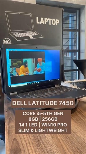 DELL LATITUDE 7450 REFURBISHED LAPTOP core i5 5th generation #laptop #refurbishedlaptop #shorts