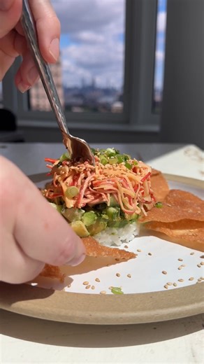 Homemade California Roll Sushi Stack Recipe Comment "RECIPE" and I'll send this recipe link directly to your inbox. Cheers! | Cooking with Cocktail Rings