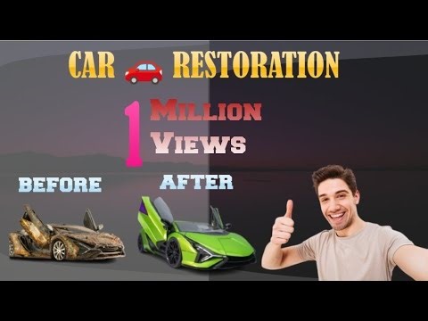 Restoration abandoned Chevrolet Camaro