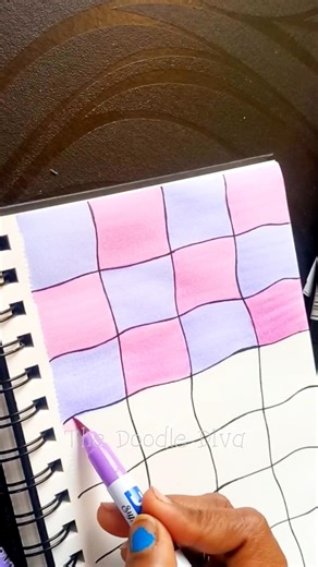 Easy😲 Zentangle Pattern For beginners 🤗✨ #art #zentangleart #relaxing #shorts #ytshorts