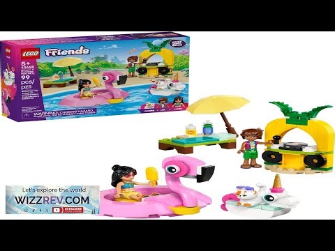 LEGO Friends Unicorn & Flamingo Pool Party Pretend Play Building Toy