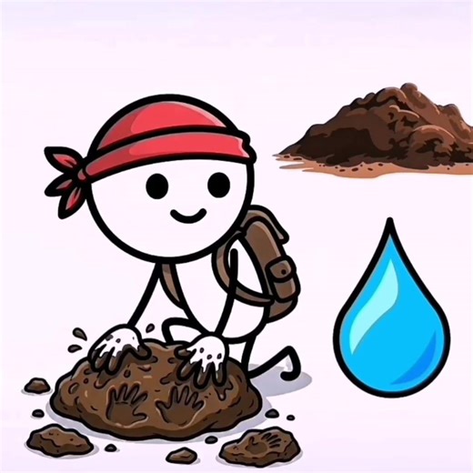 THIS IS HOW TO MAKE MUD BRICKS IF YOU EVER GET LOST IN A FOREST #survivaltips #howtomake #forest