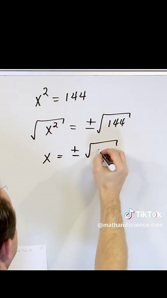 Learn Algebra, Calculus, Physics, Chemistry & Engineering at: MathAndScience.com Practice with Equations with Square Roots