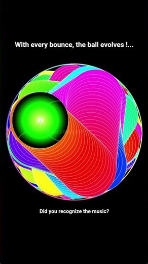 With every bounce, the ball evolves !...
