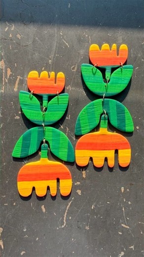 Hippie On A Budget #polymerclayearrings #storytime