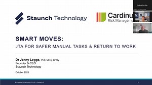 Smart Moves: Job Task Analysis for Safer Manual Tasks & Return to Work
