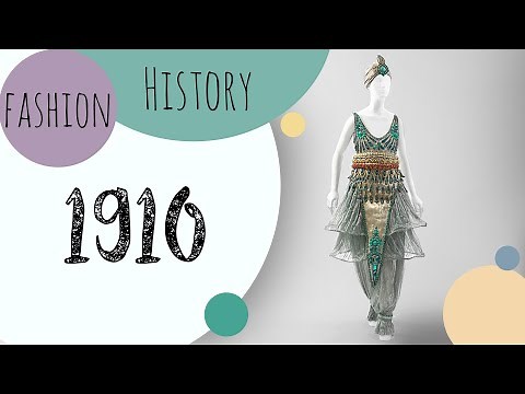 Fashion History ⏳ 1910s