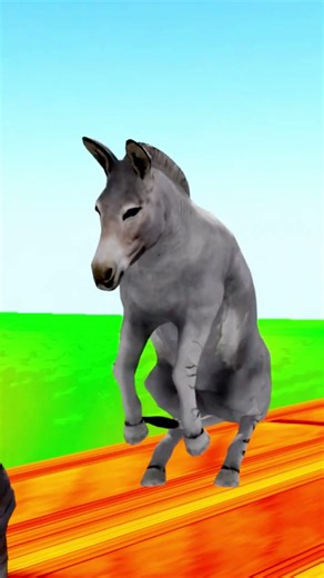 Paint Animals Lion Tiger Gorilla Cow Elephant Giraffe Camel #shorts #crossingfountain #paintanimals