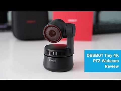 OBSBOT Tiny 4K PTZ Webcam Review